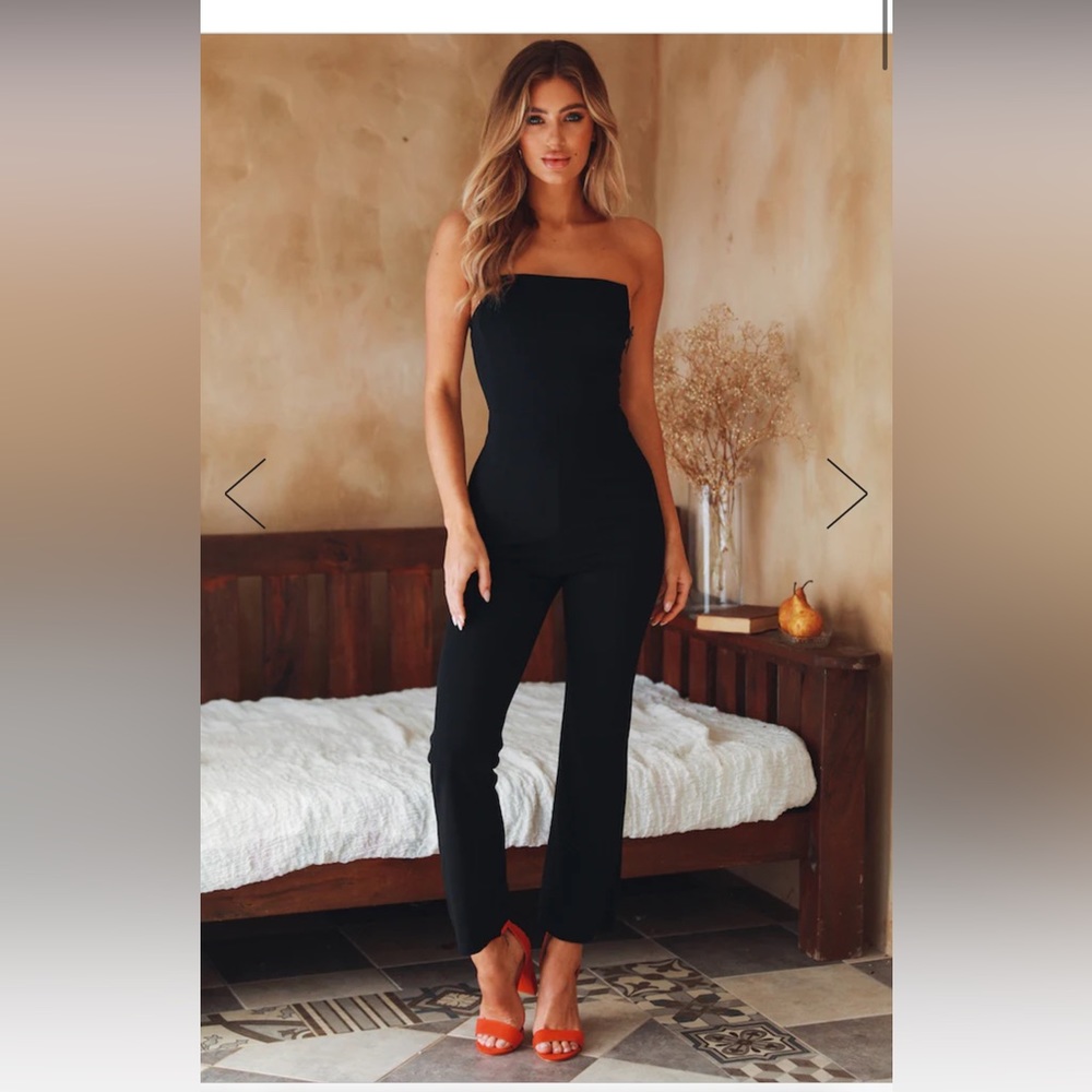 Hello Molly Play for it black jumpsuit